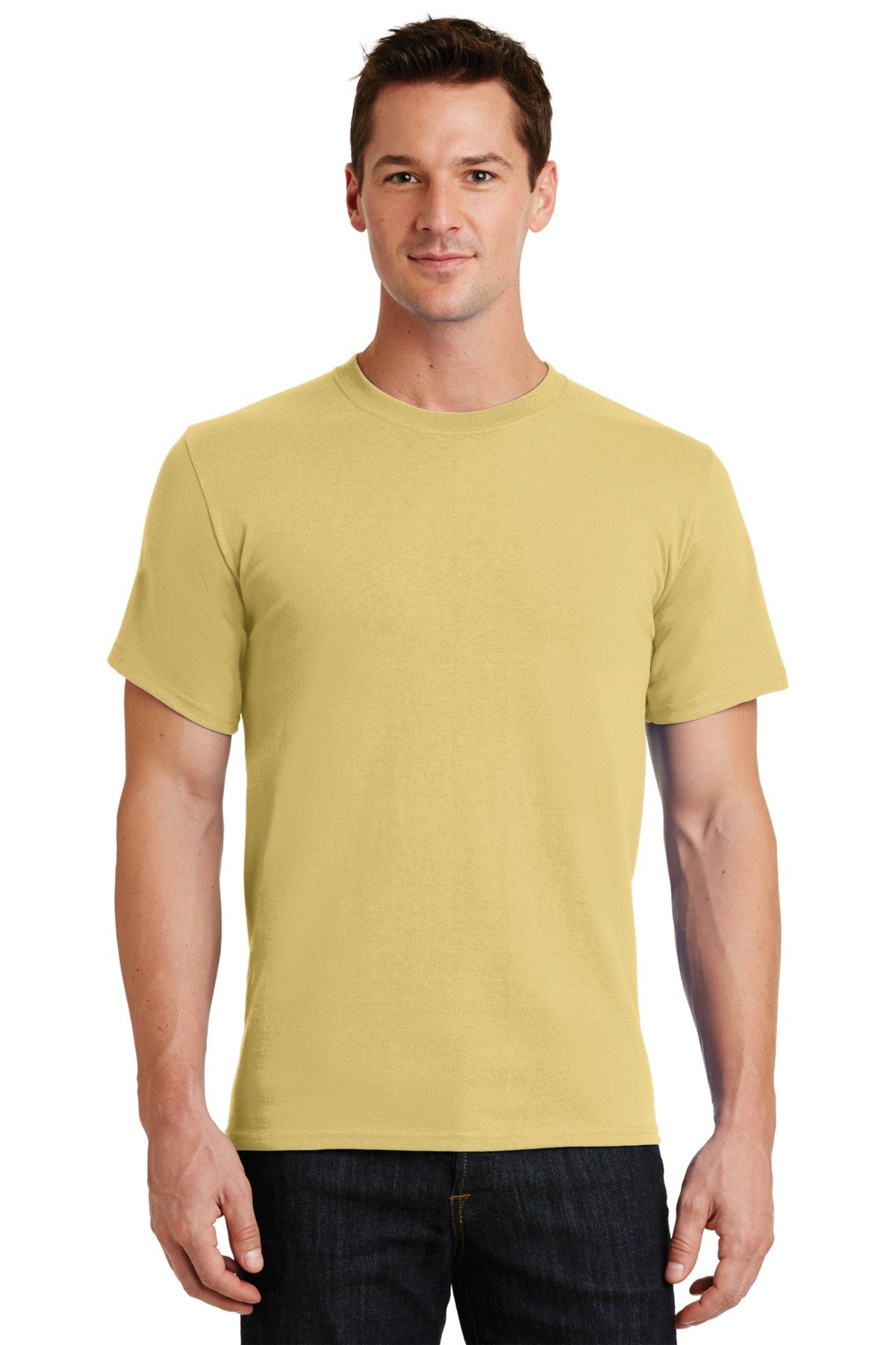 Port & Company PC61 Essential Men's T-Shirt - Soft Cotton Crew Neck Tee for Casual Wear, Work & Everyday Comfort