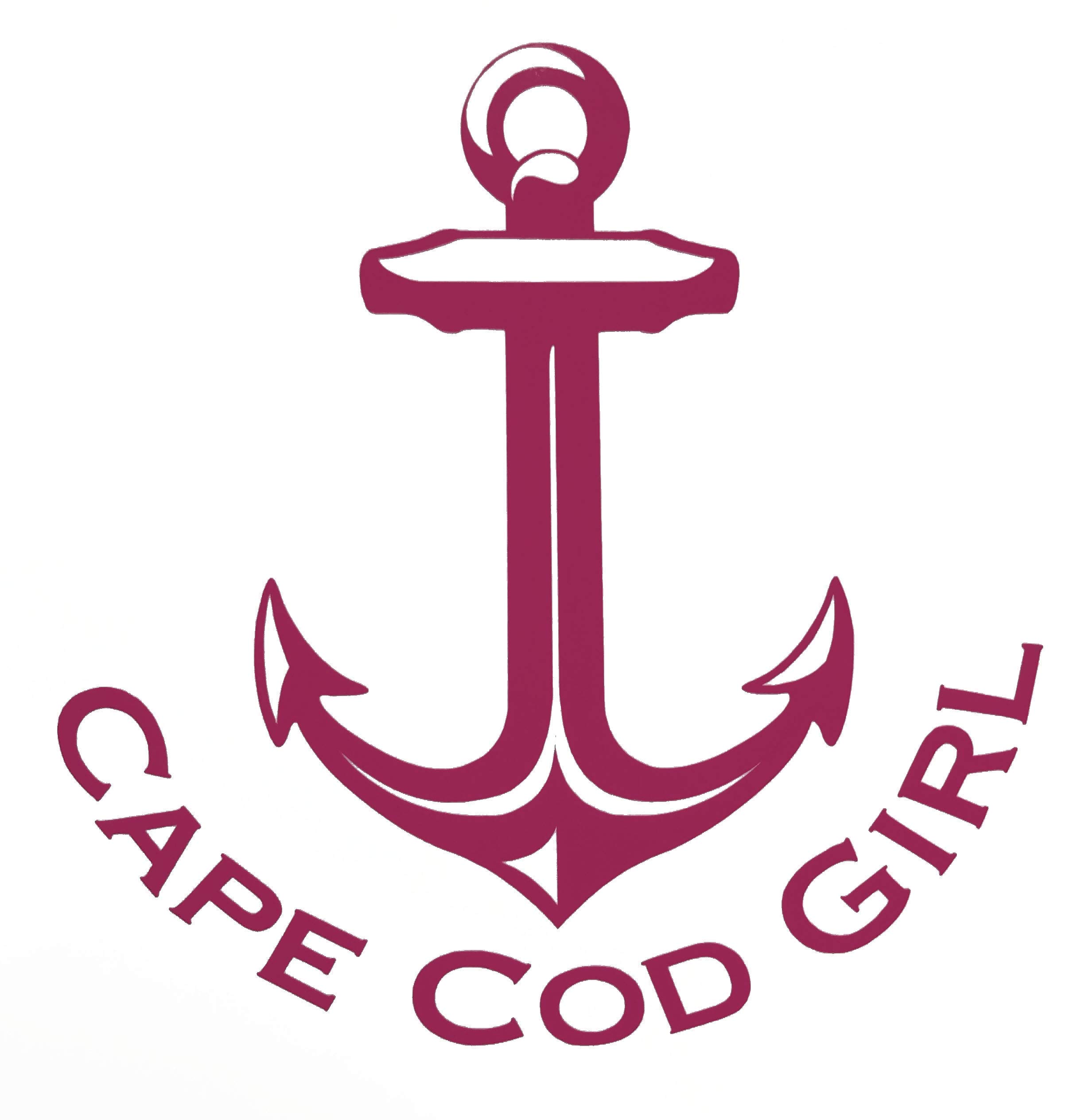 Custom Anchor Cape Cod Vinyl Decal - Nautical Beach Bumper Sticker for Tumblers, Laptops, Car Windows - Personalized Boat & Summer Decor - Perfect for Cape Cod Lovers, Beach House Decor, and Coastal-Themed Gifts