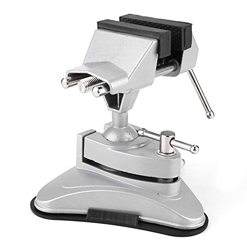70mm High Hardness Milling Vise with Wide Jaw & Suction Clamps - Precision Workbench Tool for Metalworking, Woodworking & DIY Projects