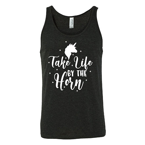 Unisex Take Life By The Horn Shirt - Motivational Graphic Tee for Men & Women - Perfect for Casual Wear, Gym, Workouts & Everyday Inspiration