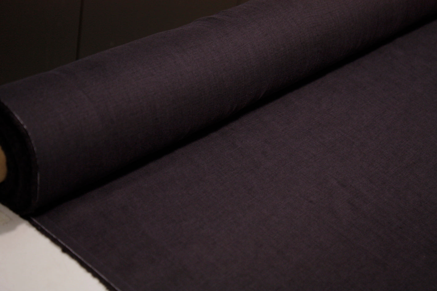 Premium Charcoal Washed Linen Fabric - Soft & Breathable for Clothing, Dresses, and Home Decor | Perfect for Summer Outfits & Boho Chic Style
