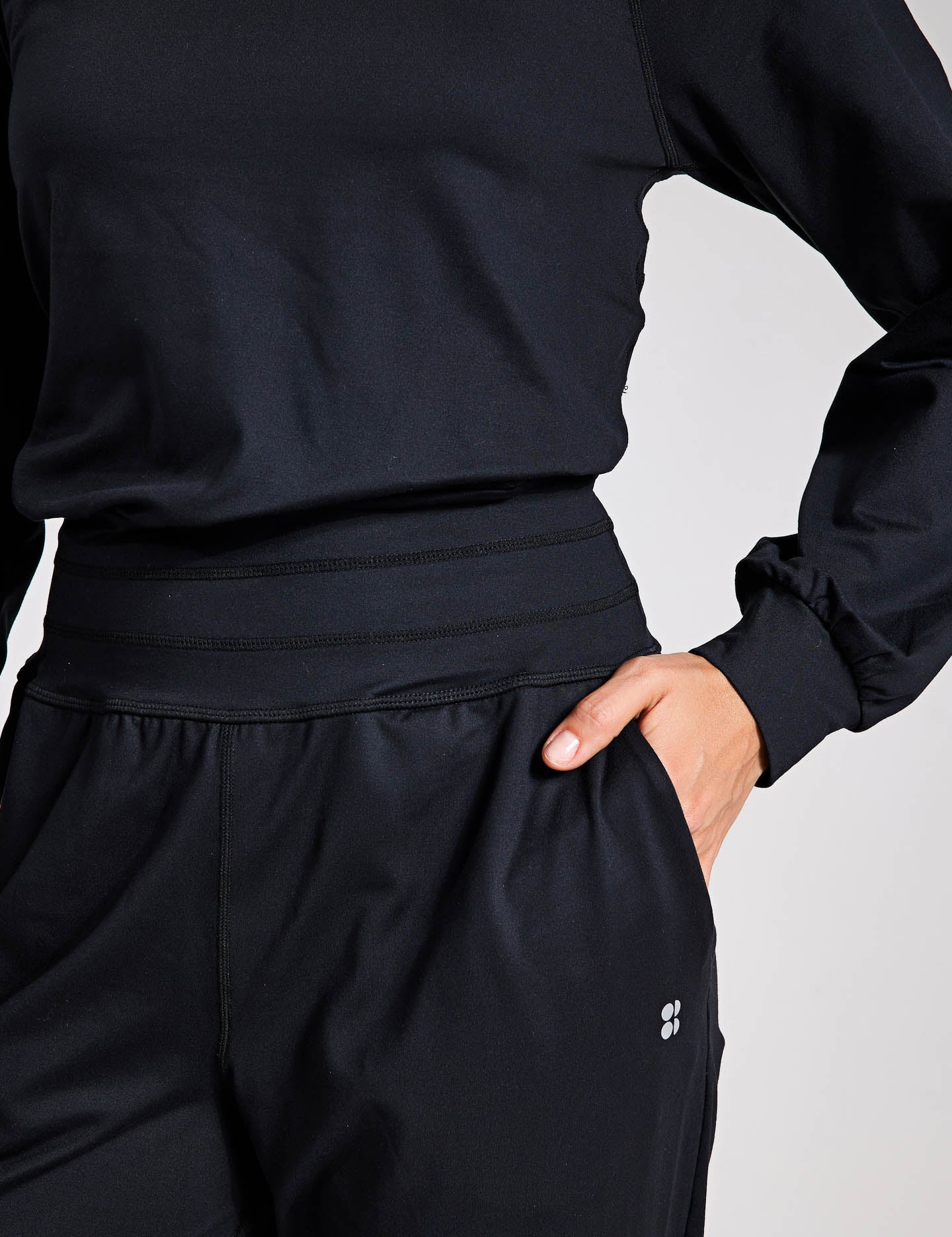 Gaia Yoga Long Sleeve Jumpsuit for Women - Stretchy Comfortable Workout Outfit - Black - Perfect for Yoga, Pilates & Lounge Wear