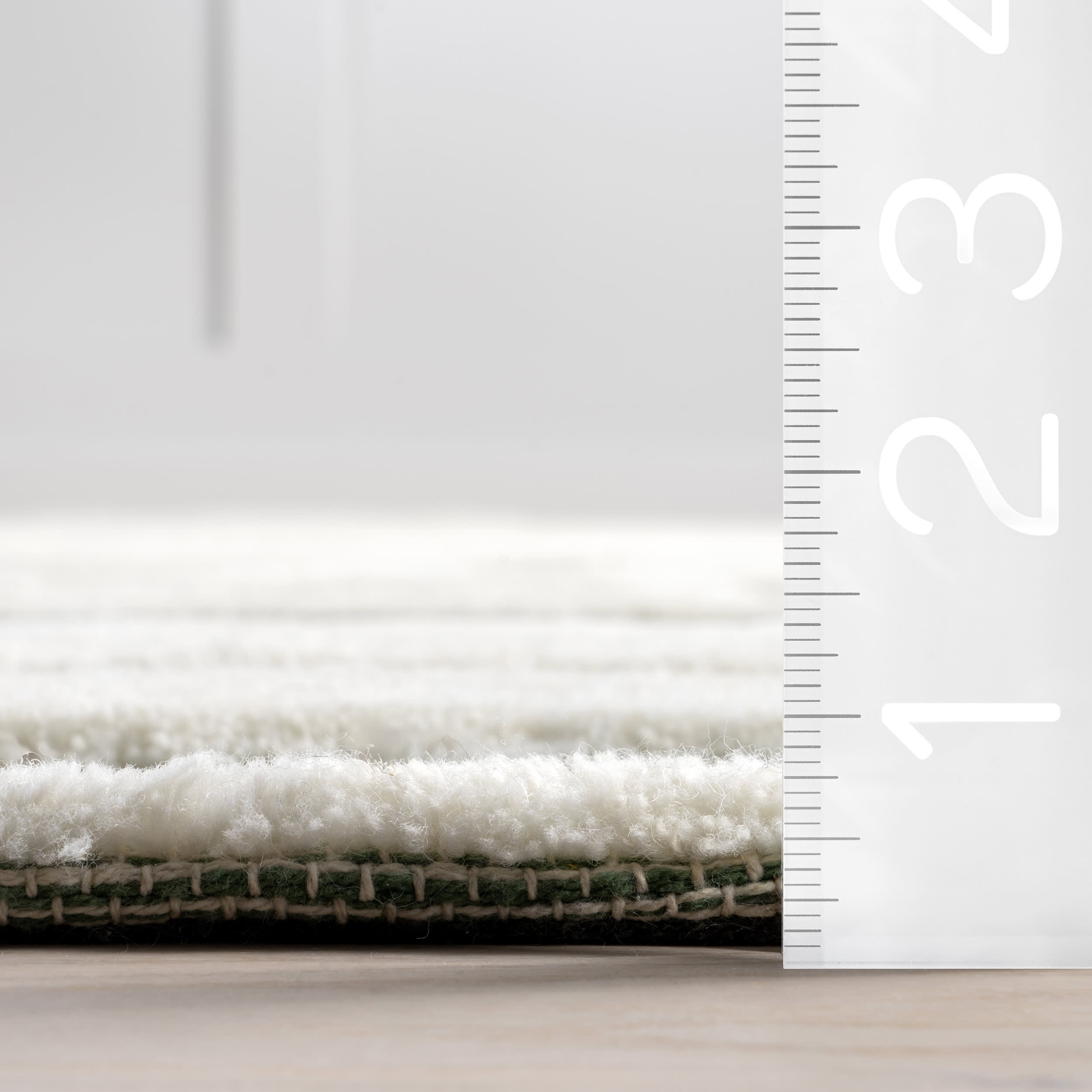 Premium New Zealand Wool Rug - Soft & Durable Green Area Rug for Living Room, Bedroom & Home Decor | Eco-Friendly & Hypoallergenic