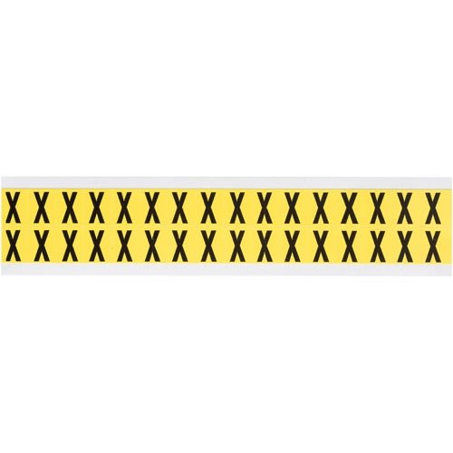 Brady 3420-X 34234 34 Series Indoor Number and Letter Labels - 50 Pack for Office Organization, Warehouse Shelving & Equipment Identification