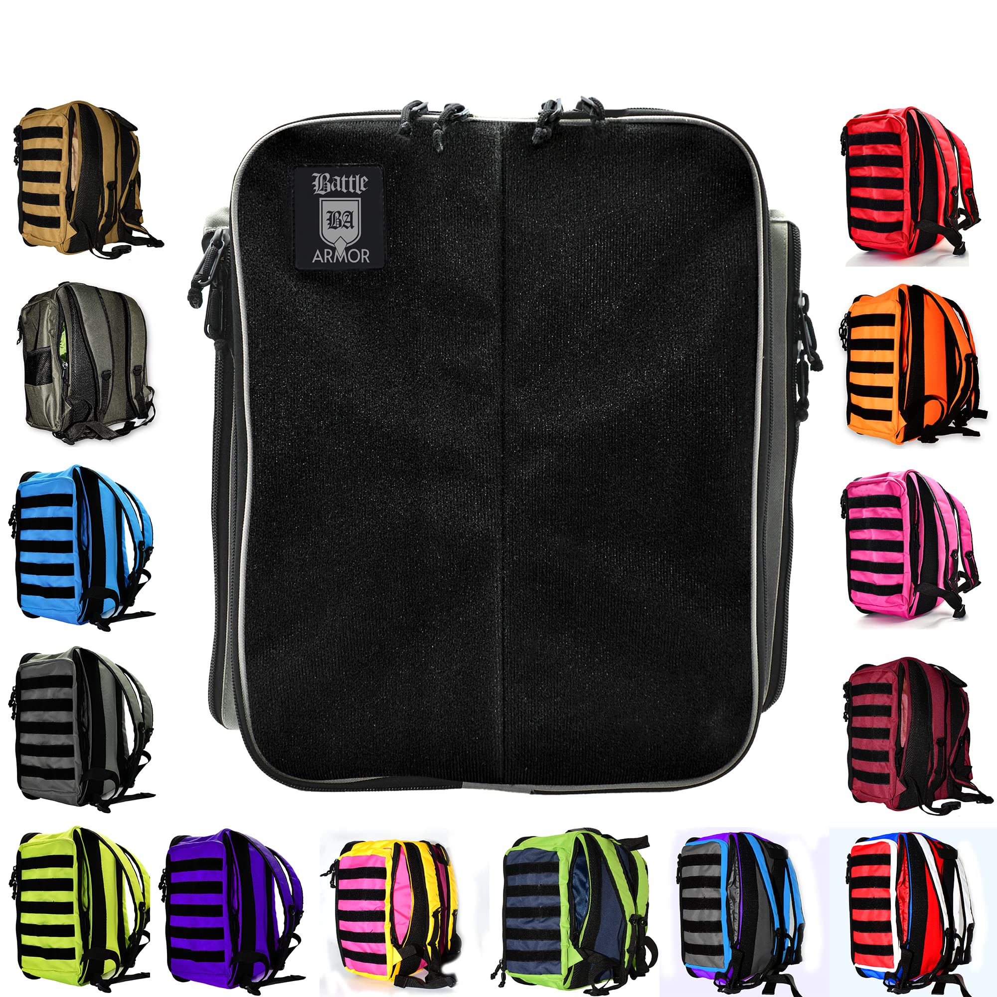 GLADIATOR GYM GEAR Battle Armor Cornhole Backpack - Holds 20 Professional Regulation Size Cornhole Bags | Durable Sports Equipment for Cornhole Tournaments, Tailgating & Outdoor Games