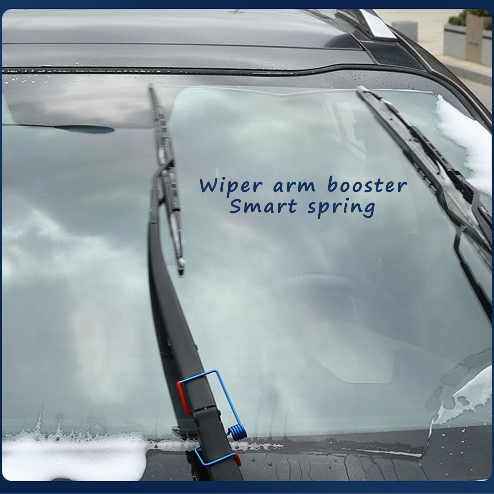 Premium Windshield Wiper Arm Pressure Spring Booster - Heavy Duty Wiper Arm Replacement for Trucks & 2025 New Cars - Enhanced Wiper Performance for Rain, Snow & Extreme Weather Driving