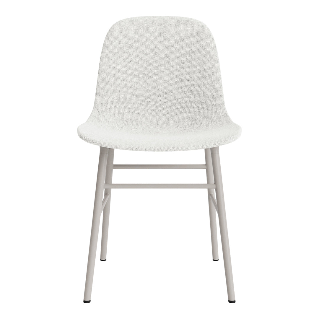 Modern Form Chair with Sturdy Metal Legs & Comfortable Upholstery - Perfect for Home Office, Living Room, or Dining Room Decor