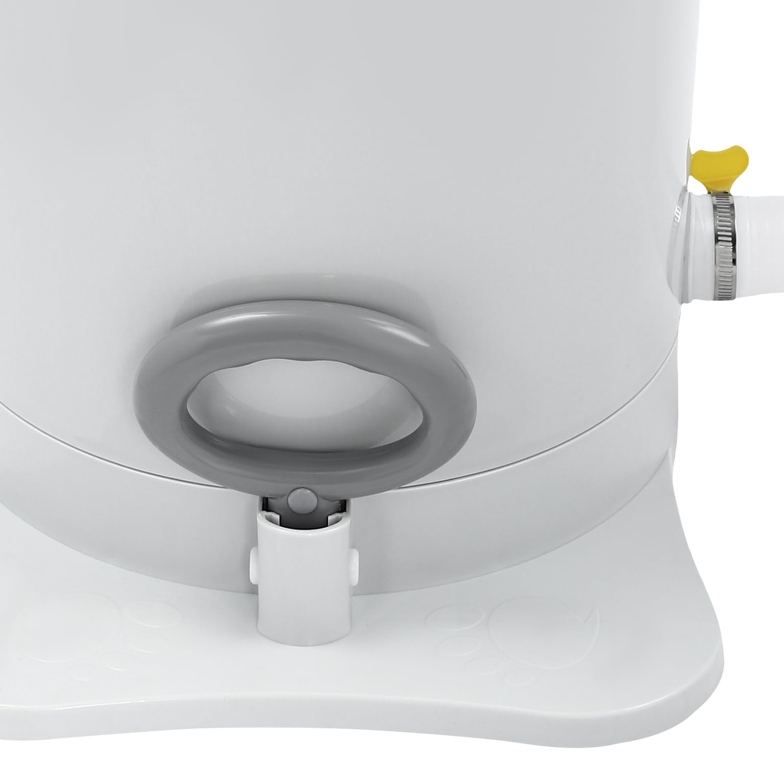 3 Gallon Manual Spin Dryer - Portable Non-Electric Clothes Dehydrator for RV, Camping, Apartment & Dorm | Compact Laundry Solution for Small Spaces (White) - Perfect for Travel, Emergency Use & Off-Grid Living