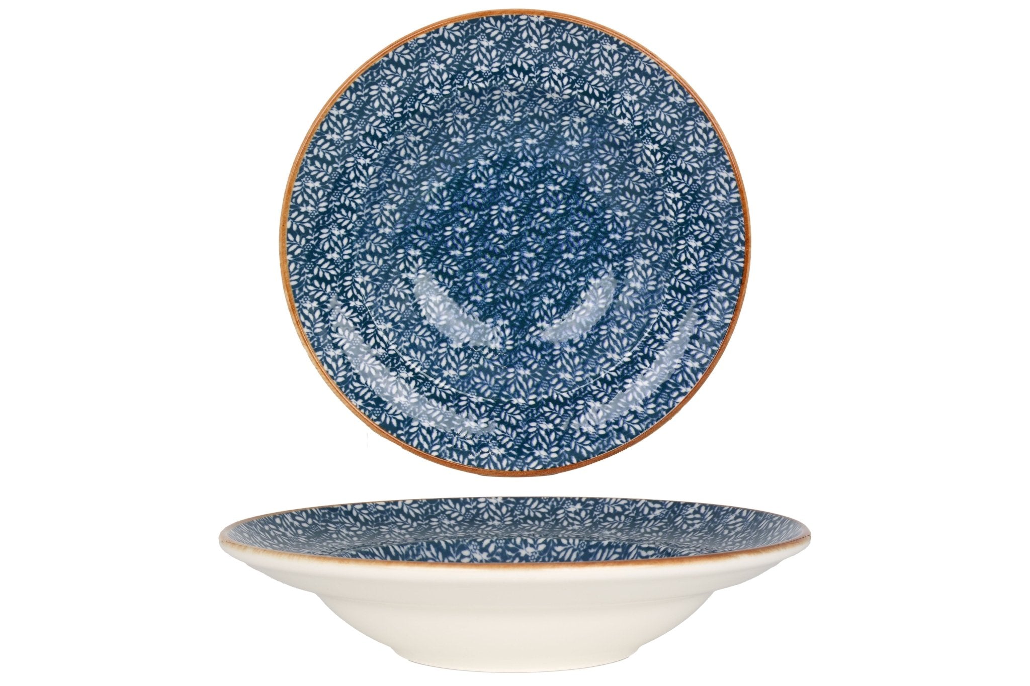 Premium Lupin Pasta Plate 24cm (400cc) - Durable Ceramic Dinnerware for Italian Cuisine, Perfect for Home Dining & Restaurant Use