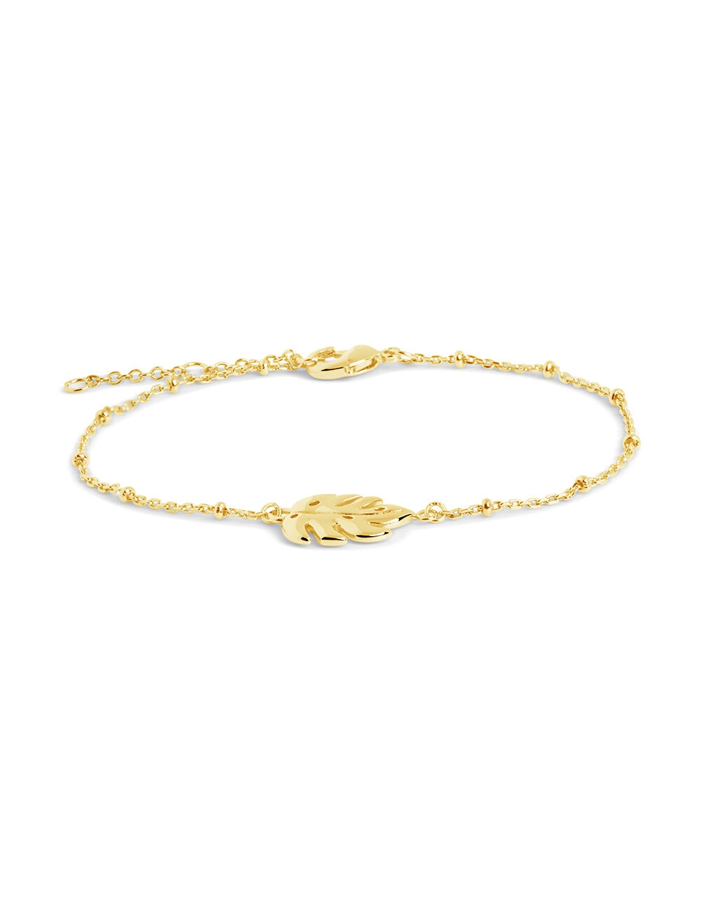Keilani Leaf Bracelet - Handmade Boho Jewelry for Women, Adjustable Beaded Bracelet, Nature-Inspired Leaf Design - Perfect for Festivals, Beach Parties & Everyday Wear