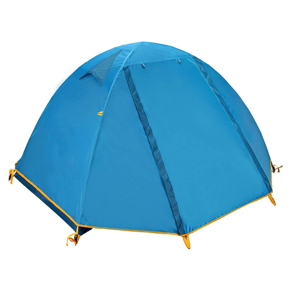 2-Person Waterproof Windproof Double Layer Automatic Pop-Up Tent for Camping, Hiking & Outdoor Adventures - Perfect for Couples & Family Getaways