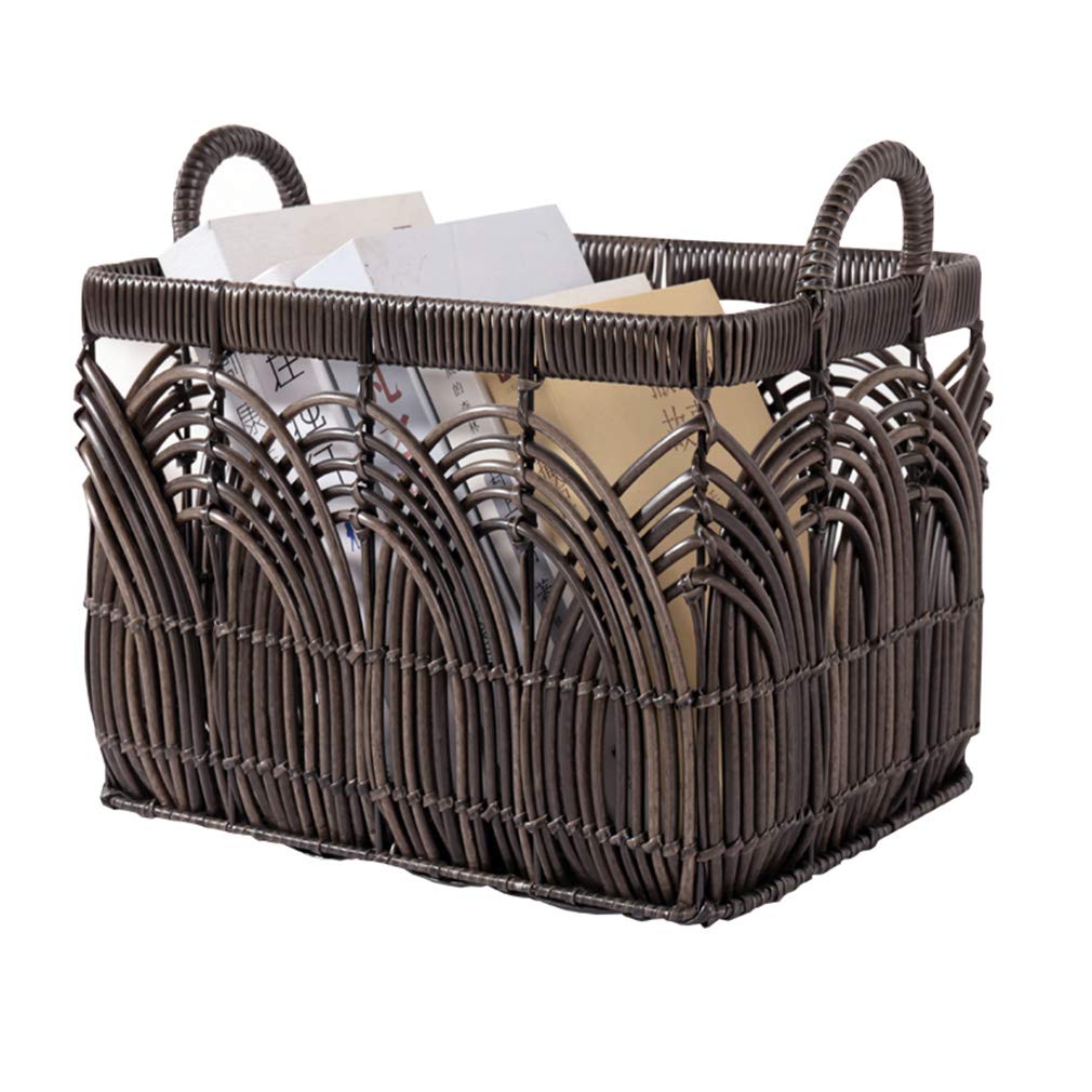 Handwoven Laundry Basket with Handles - Large Storage Organizer for Home & Picnic