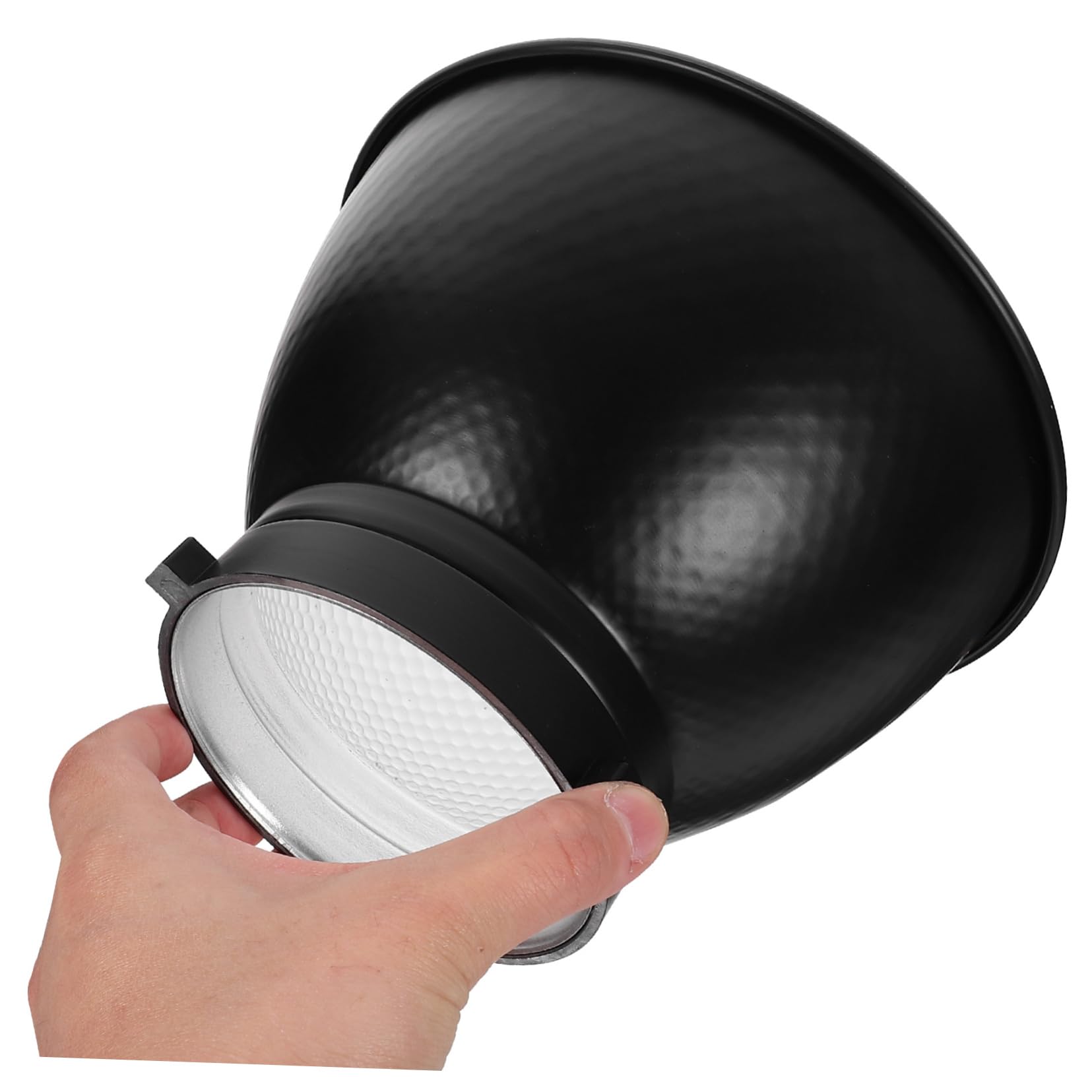 OSALADI 2-Pack Aluminum Photography Lamp Shades - Stainless Steel Light Diffuser Reflector for Studio Lighting, Product Photography & Portrait Shooting