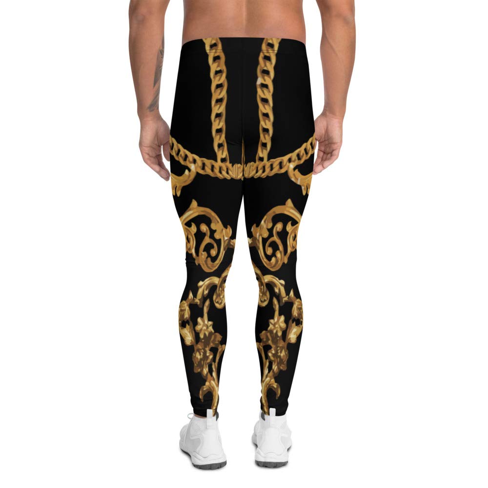 Men's Yoga Leggings - Breathable Workout Pants for Gym, Running & Fitness - Comfortable Stretch Athletic Tights with Moisture-Wicking Fabric (White) - Perfect for Yoga, Pilates, Home Exercise & Active Lifestyle