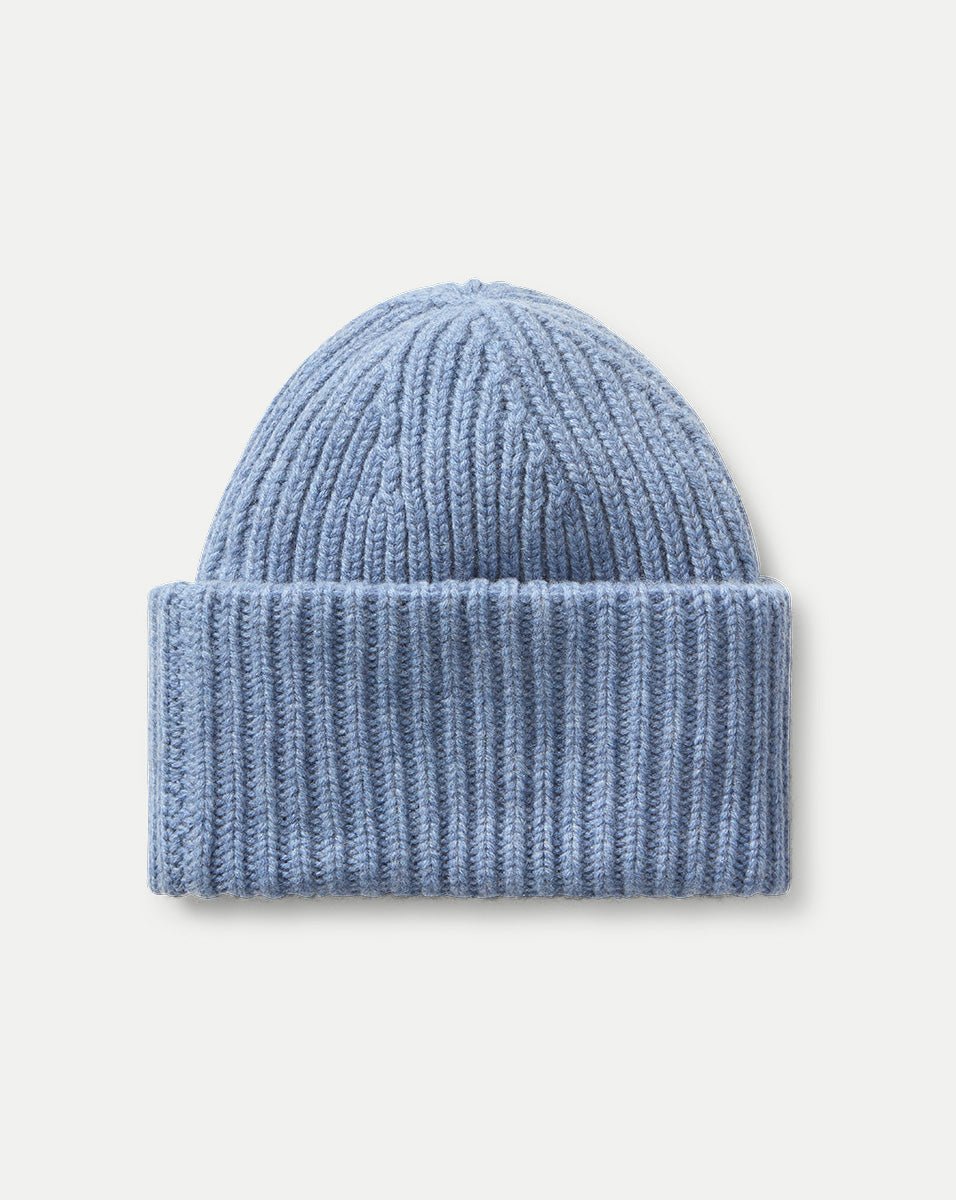 Luxury Cashmere Foldover Beanie for Women & Men - Soft Winter Knit Hat for Cold Weather - Perfect for Skiing, Hiking & Outdoor Activities