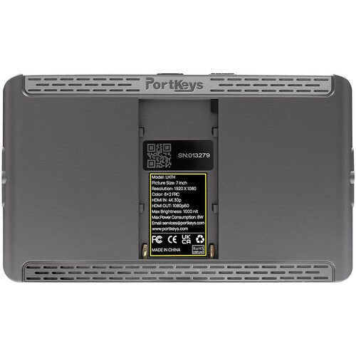 PORTKEYS LH7H 7-inch High Brightness Touchscreen Monitor for DSLR Cameras - Perfect for Outdoor Filming, Vlogging, and Photography