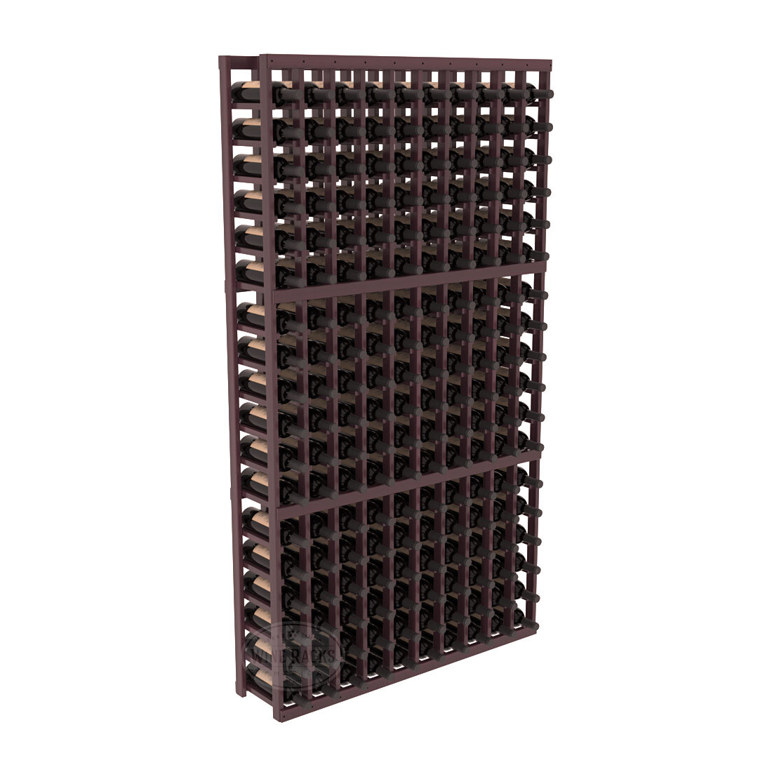 InstaCellar 10 Column Standard Wine Rack - Durable Metal Wine Storage Organizer for Home, Kitchen, or Cellar Use