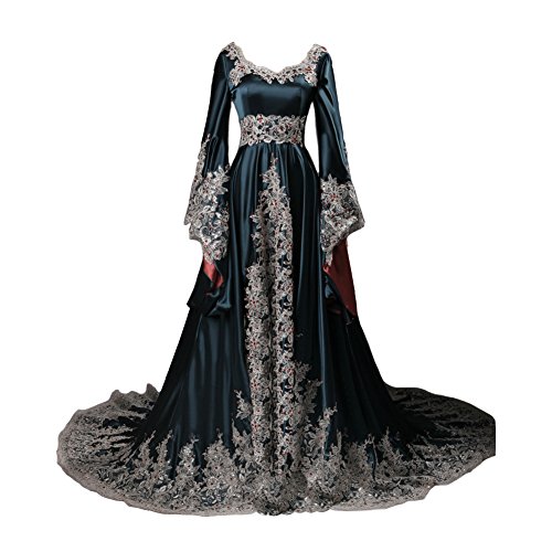 Long Front Dark Navy and Red