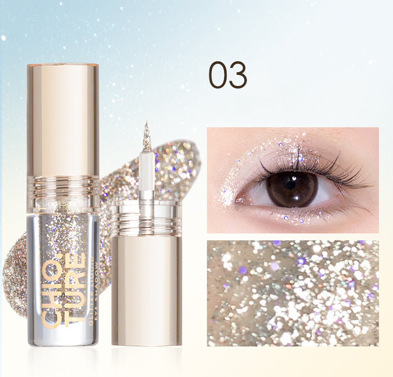 CHIOTURE Holographic Liquid Eyeshadow - Long Lasting Shimmer Makeup for Day & Night Wear - Perfect for Parties, Date Nights & Special Occasions