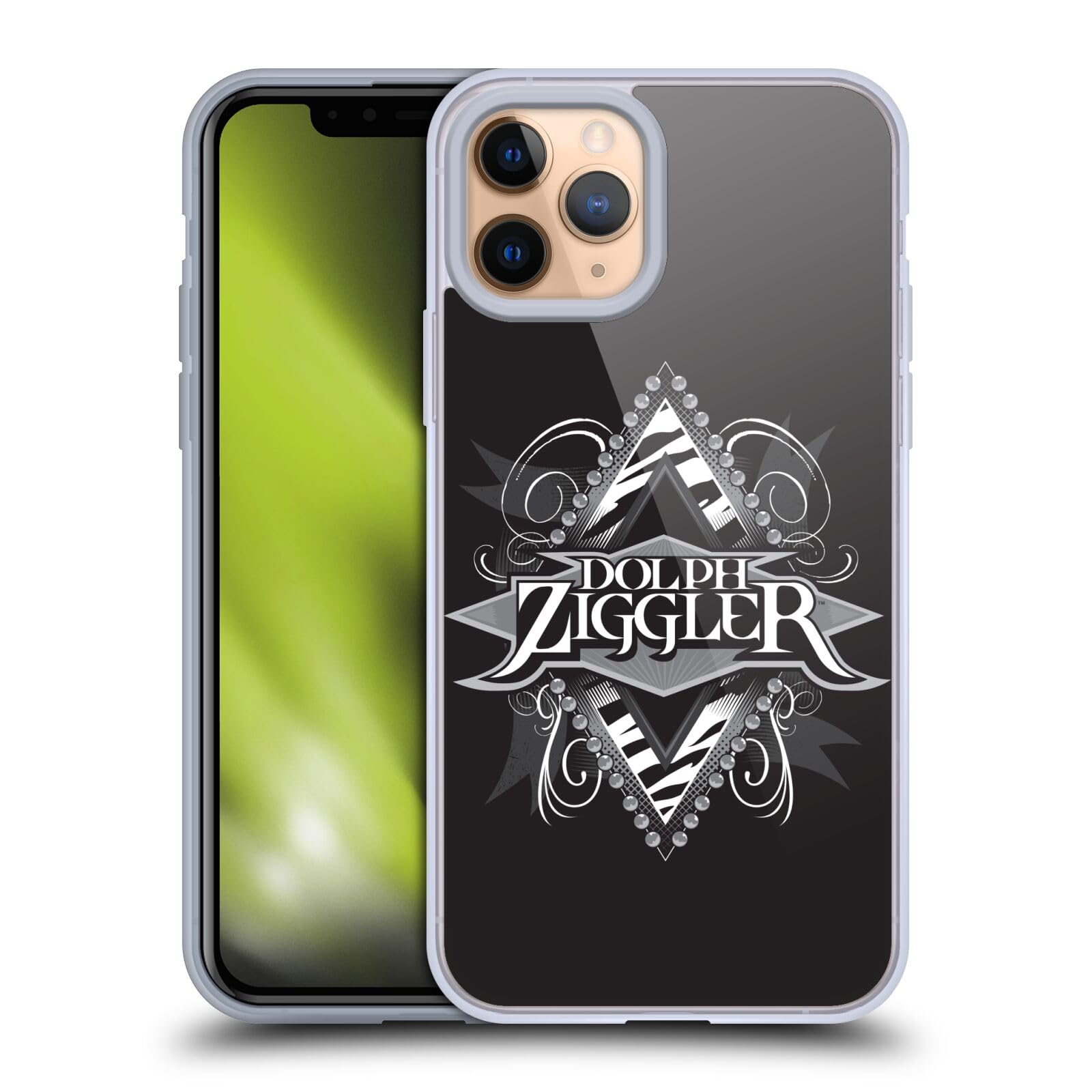 Official WWE Dolph Ziggler Soft Gel Case for Apple iPhone 11 Pro - Durable Protective Phone Cover with Licensed WWE Logos - Perfect for Wrestling Fans & Everyday Use