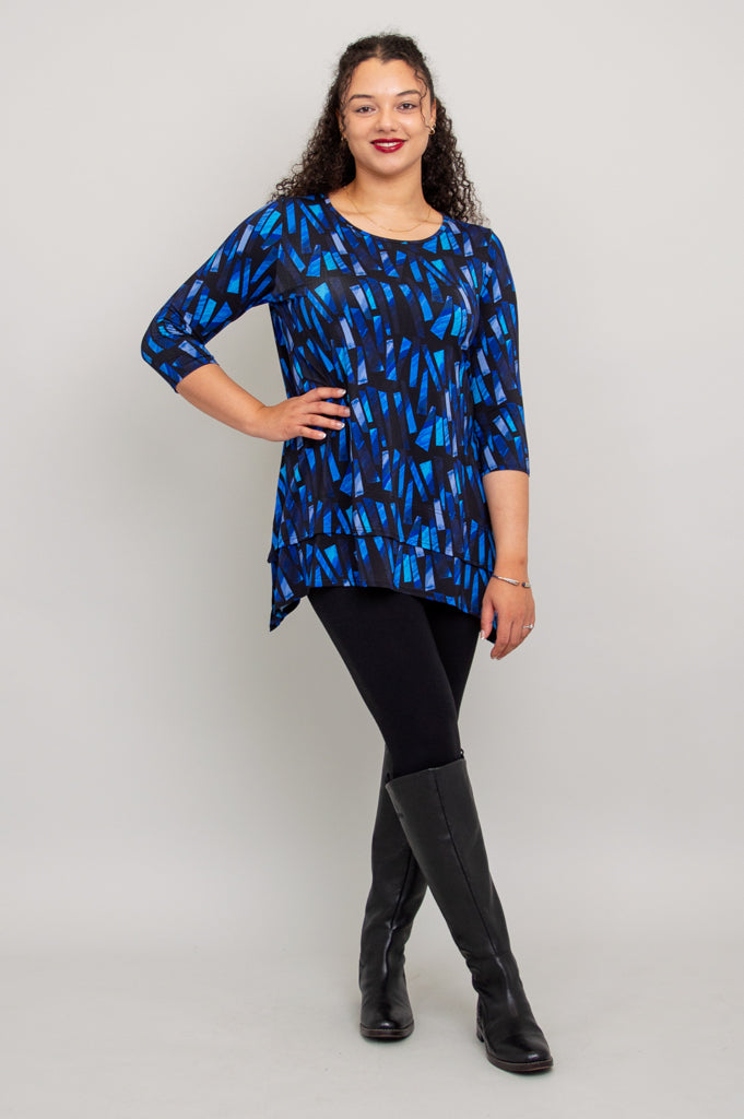Kindness Tunic Top - Soft Bamboo Fabric - Women's Loose Fit Blouse for Work & Casual Wear | Final Sale