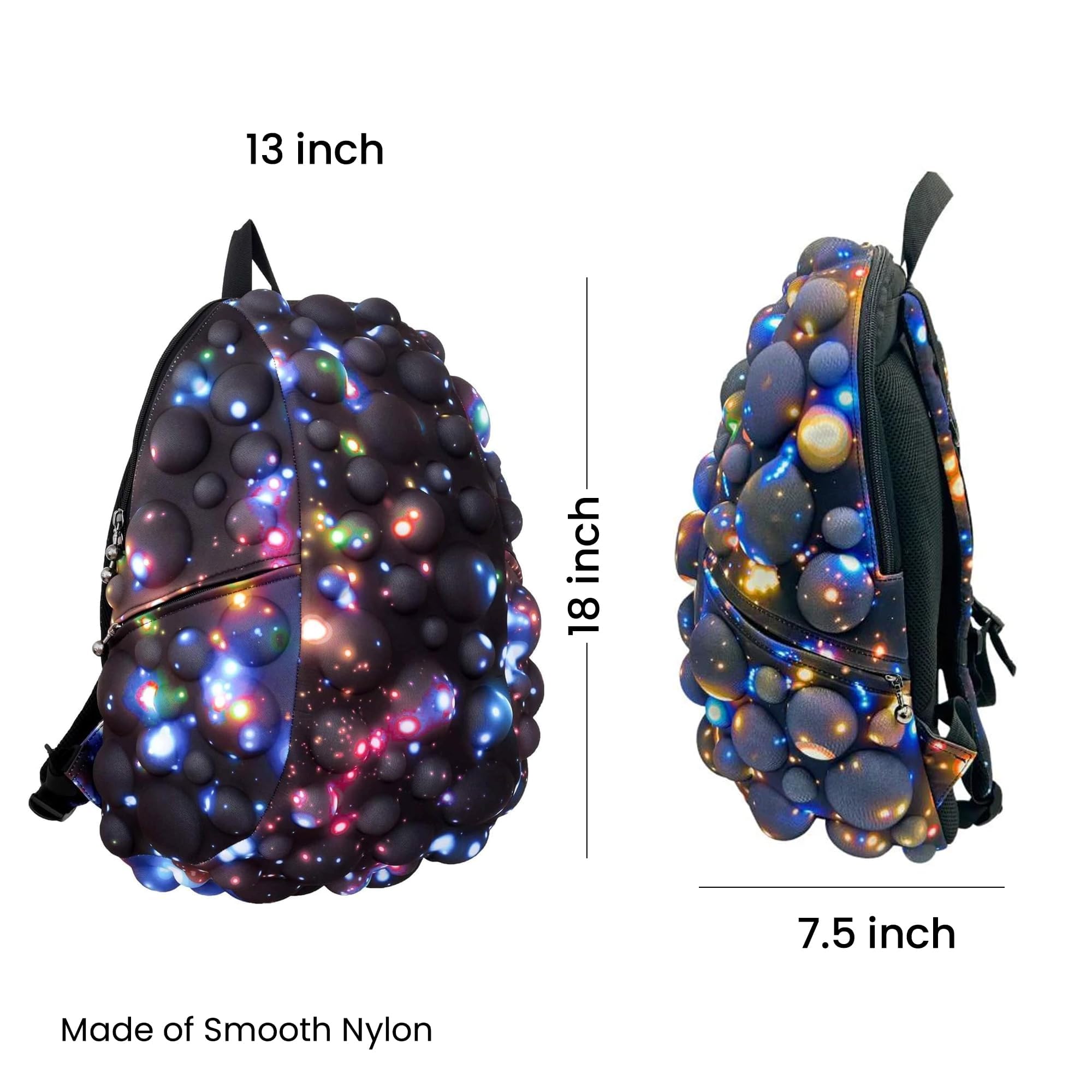 Bubble Warp Speed Ultra Smooth Premium 15 Inch Laptop Backpack - Lightweight Stylish Unisex Travel Bag for Men & Women - Perfect for Commuting, Business Trips & College Campus Use