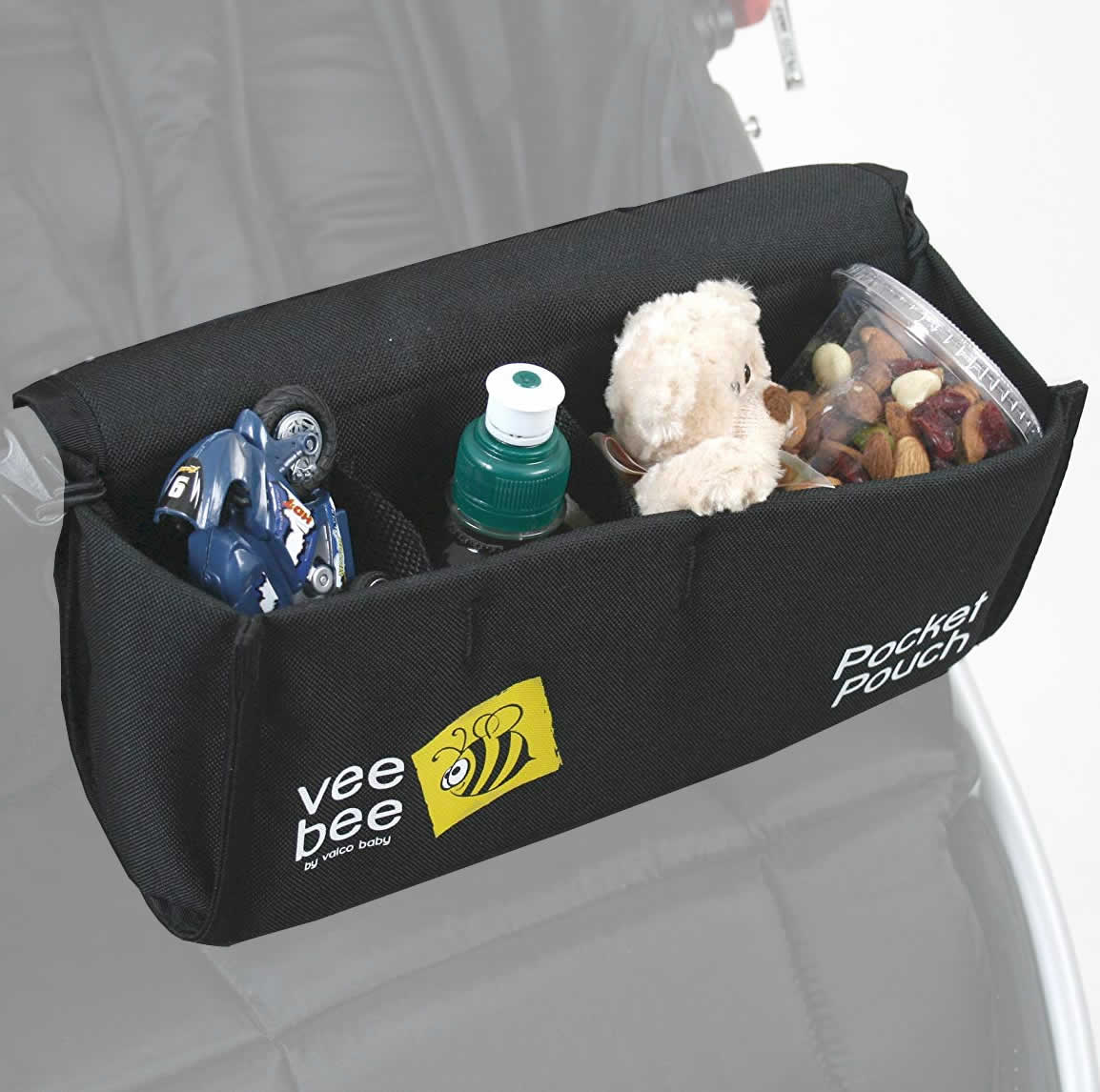 Valco Baby Universal Pocket Pouch Snack Pack - Reusable Food Storage Container for On-the-Go Snacks, Perfect for Strollers, Diaper Bags & Travel Accessories