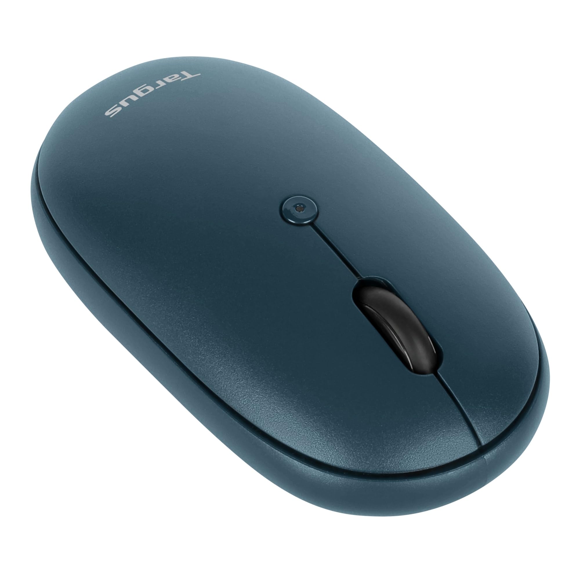 Targus PMB58102GL Ambidextrous Wireless Bluetooth Mouse for PC, Mac, Laptop & Desktop - Multi-Device Connectivity, Ergonomic Design - Perfect for Office Work, Home Computing & Travel (Blue)