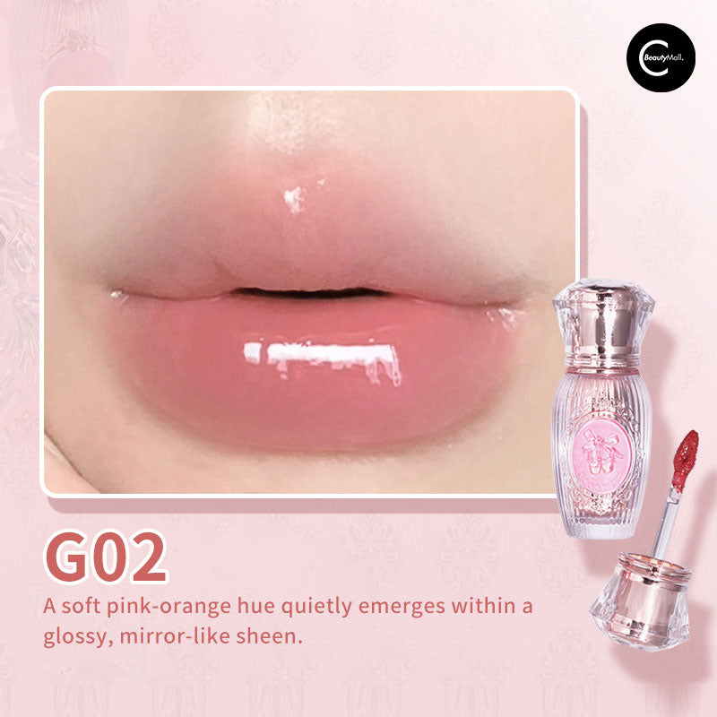 Gogotales Gemstone Gloss Lip Lacquer - Shiny Long-Lasting Lip Gloss with Natural Oils | Perfect for Daily Wear, Parties & Special Occasions