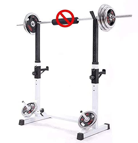 Adjustable Squat Rack & Bench Press Stand - Multifunctional Home Gym Equipment for Weight Lifting, Dumbbell Support | Indoor & Outdoor Workout Station for Strength Training, Powerlifting & CrossFit
