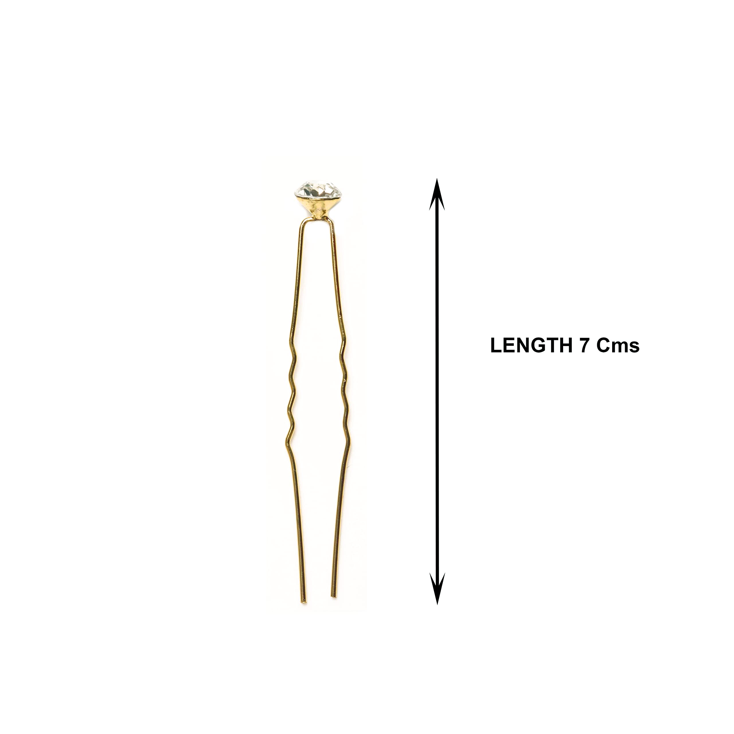 Elegant Golden Pearl Bridal Hair Pins Set of 24 - Women's Bun Decorations for Weddings, Prom & Special Occasions | Rapidsflow Hair Accessories