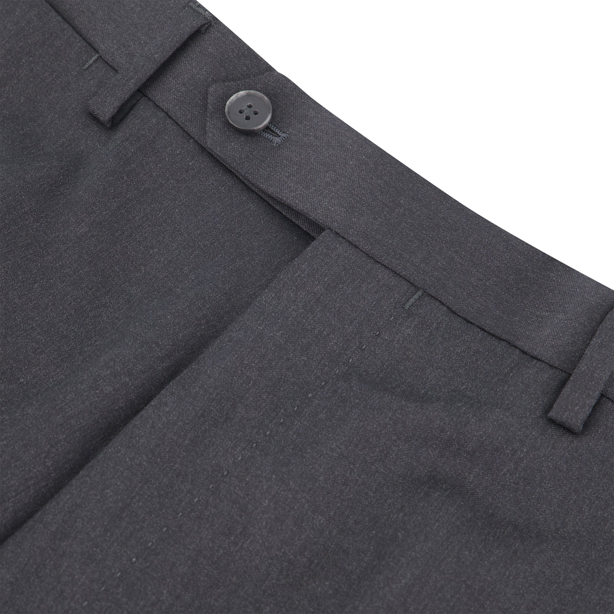 Premium Men's Charcoal Wool Suit by CORNELIANI - Classic Plain Leader Design for Business, Office & Formal Events