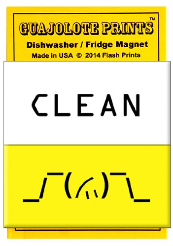 Funny Dishwasher Clean Dirty Sign Magnet - Strong & Durable Dishwasher Indicator for Kitchen - Perfect for Homes, Offices & RVs