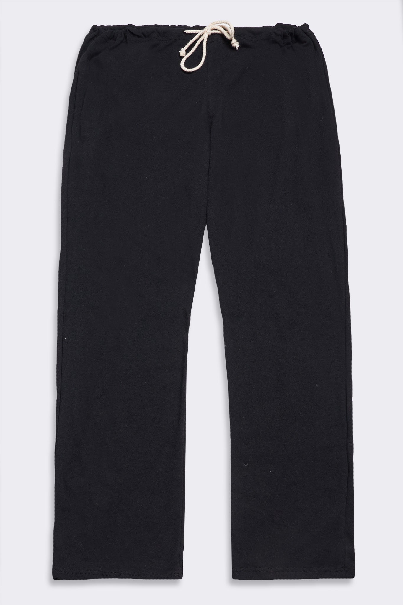 Organic Cotton Women's Lounge Pants - Soft & Comfortable Black Sleepwear for Relaxing at Home, Yoga & Travel