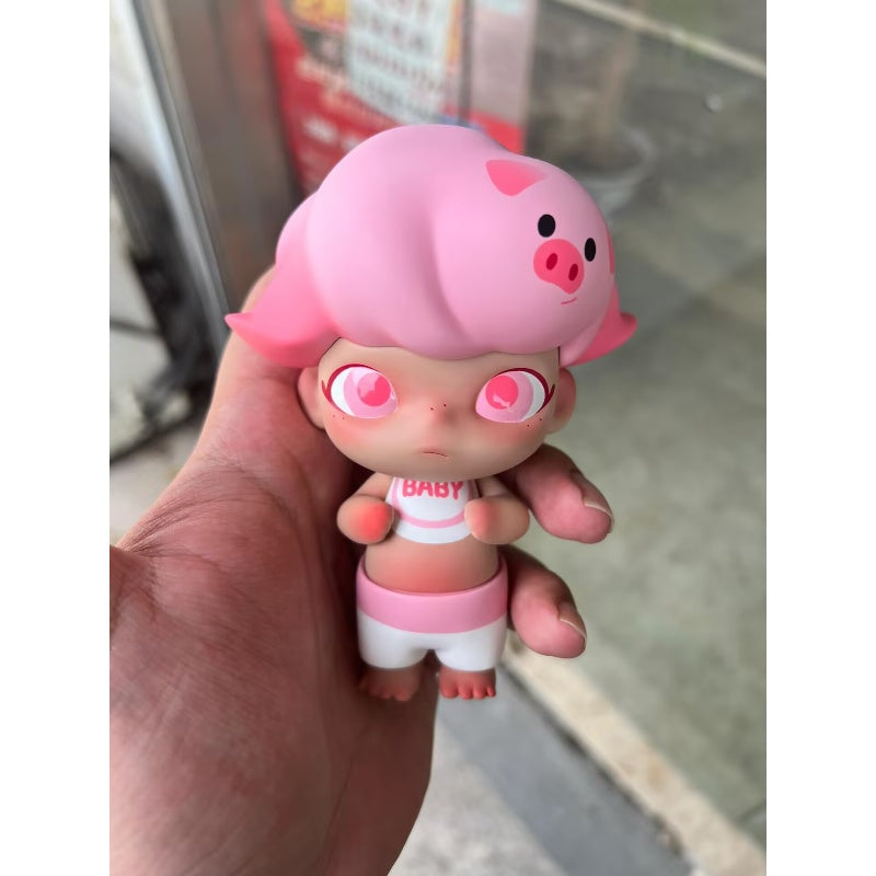 DIMOO Baby Piggy Limited Edition Collectible Figure - Cute Piggy Toy for Kids, Gift for Collectors, Birthday Party Decor, Nursery Room Display