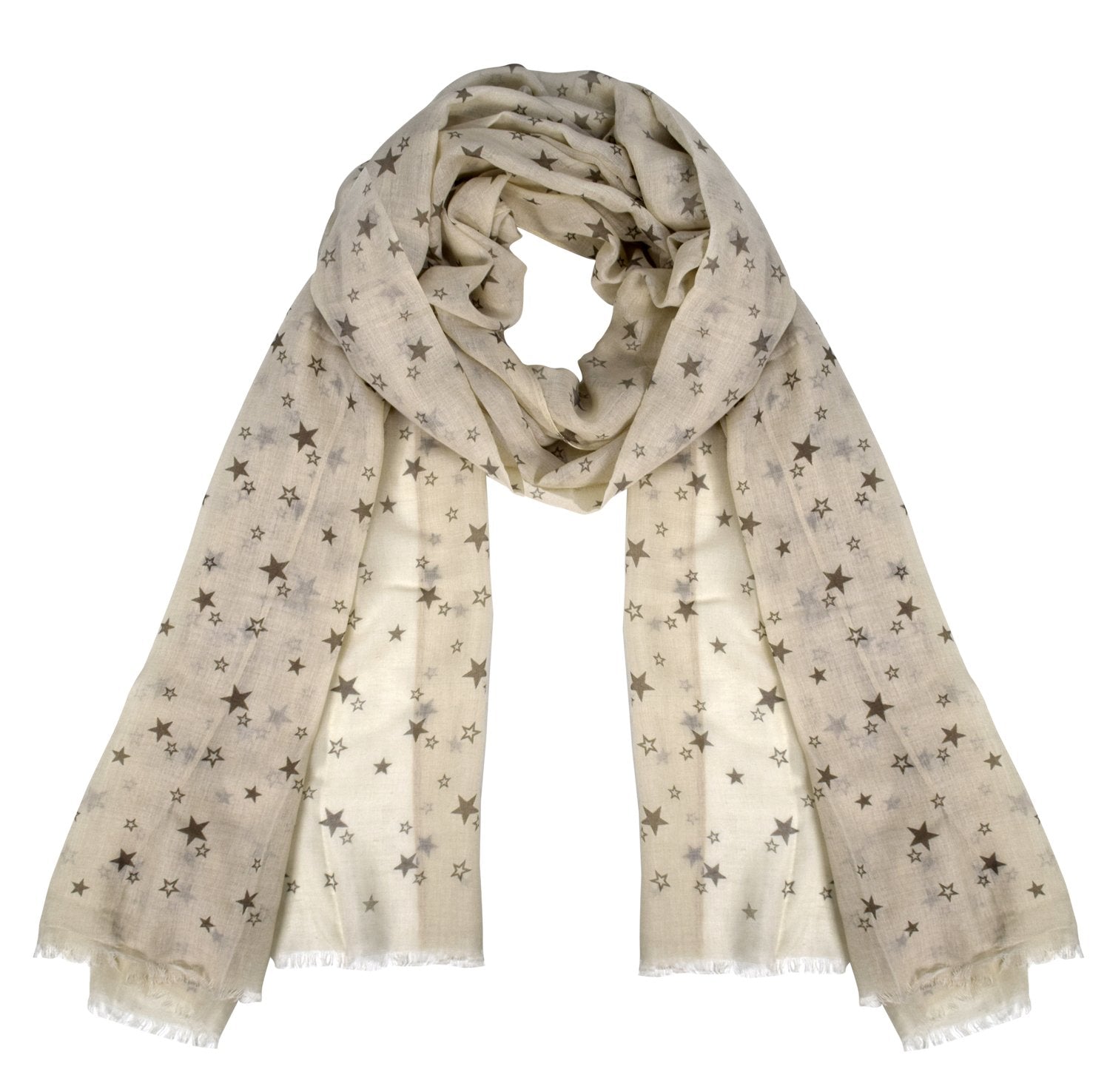 Women's Lightweight Starry Scarf Shawl - Breathable Summer Fashion Accessory for Beach, Travel & Evening Outfits