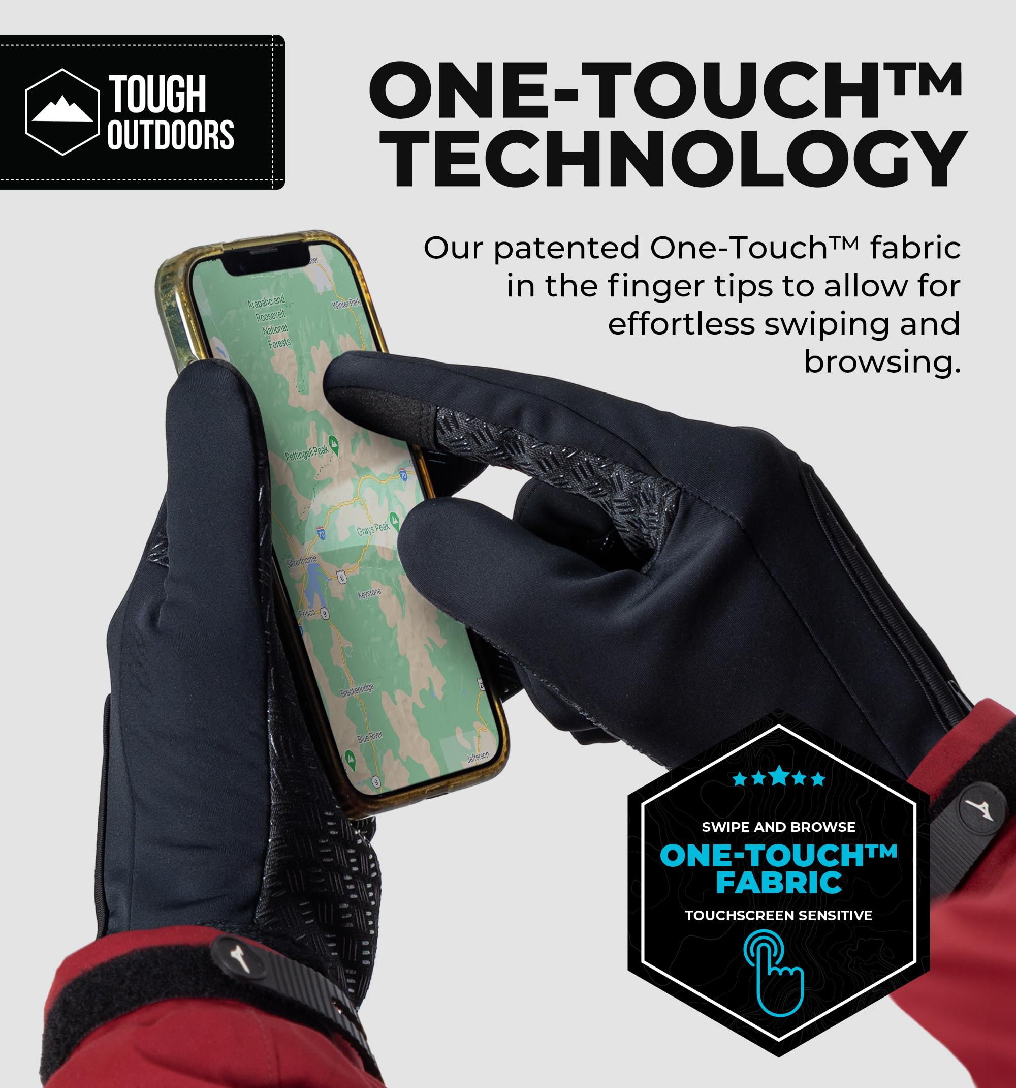 Winter Cycling Gloves for Cold Weather - Thermal Windproof Bike Gloves with Touchscreen Compatibility - Warm MTB & Dirt Bike Gloves for Snow, Commuting & Outdoor Sports