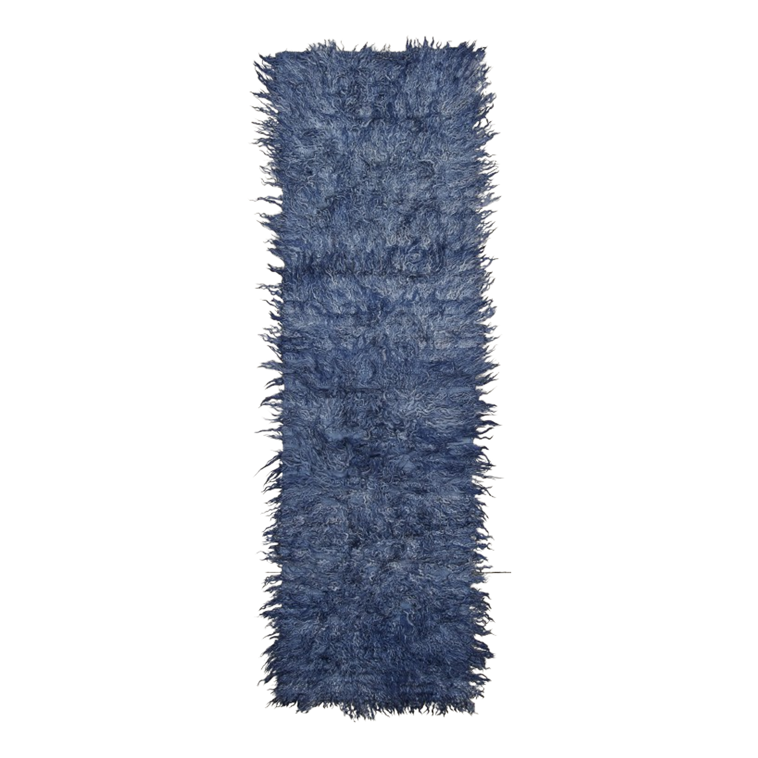 Premium Angora Wool Tulu Blue Scarf - Soft & Warm Winter Accessory for Women - Perfect for Cold Weather, Outdoor Activities & Fashion Layering