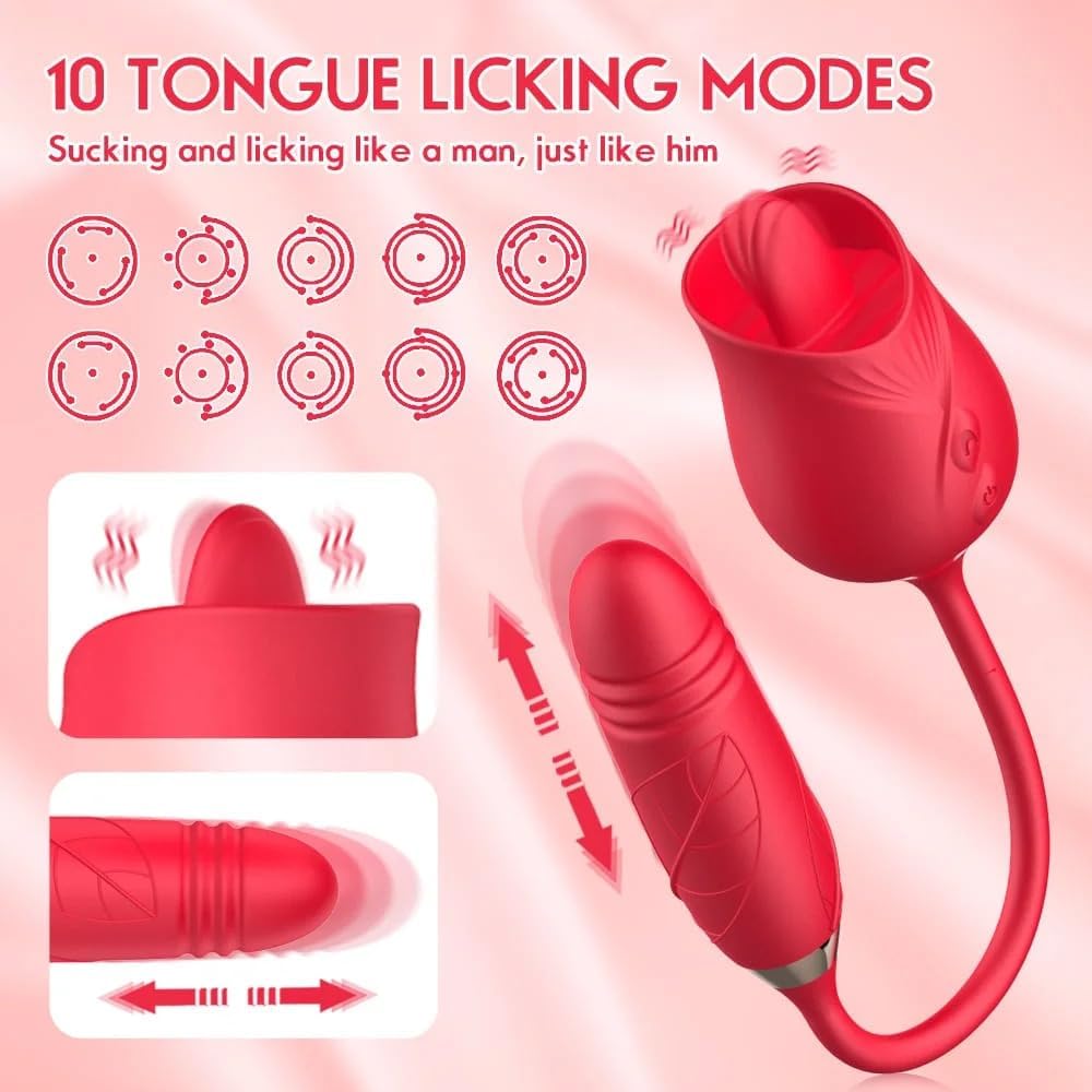 Clitoral Vibrator for Women - Powerful G-Spot Stimulator, Rechargeable Adult Sex Toy for Fast Orgasms - Perfect for Solo Play & Couples Intimacy