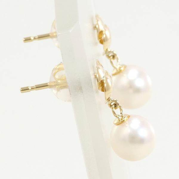 18K Yellow Gold Pearl Earrings for Women - Elegant & Timeless Pearl Stud Earrings - Perfect for Weddings, Parties & Everyday Wear