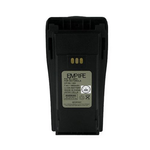 Synergy Digital 2-Way Radio Li-ion Battery Pack - 7.4V 1900mAh Replacement for Motorola HNN9808B & NNTN4970 - 2-Pack with Extended Battery Life - Perfect for Business, Security, and Outdoor Communication