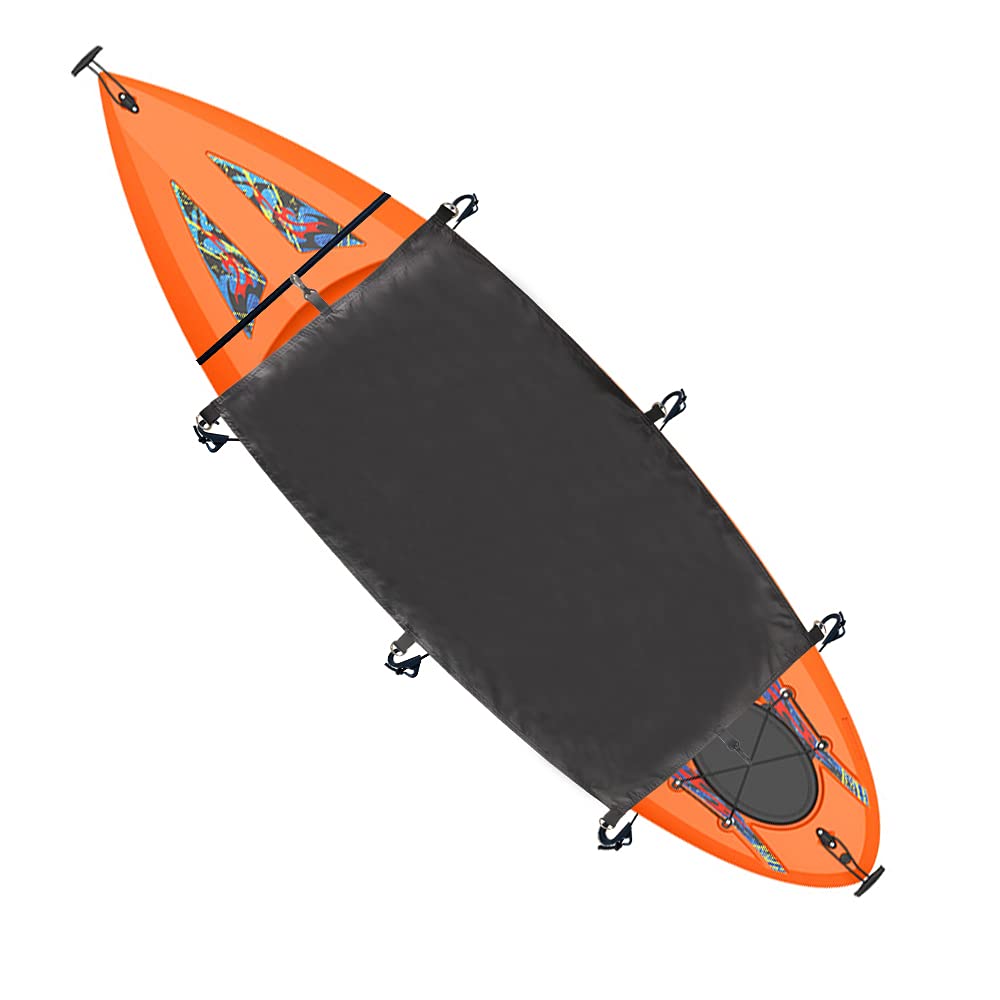 Chuanke Universal Kayak Cockpit Cover - UV60+ Heavy Duty Oxford Fabric with PVC Coating - 100% Waterproof Seal - Fits Most Kayaks - Perfect for Transport Storage & Indoor Protection