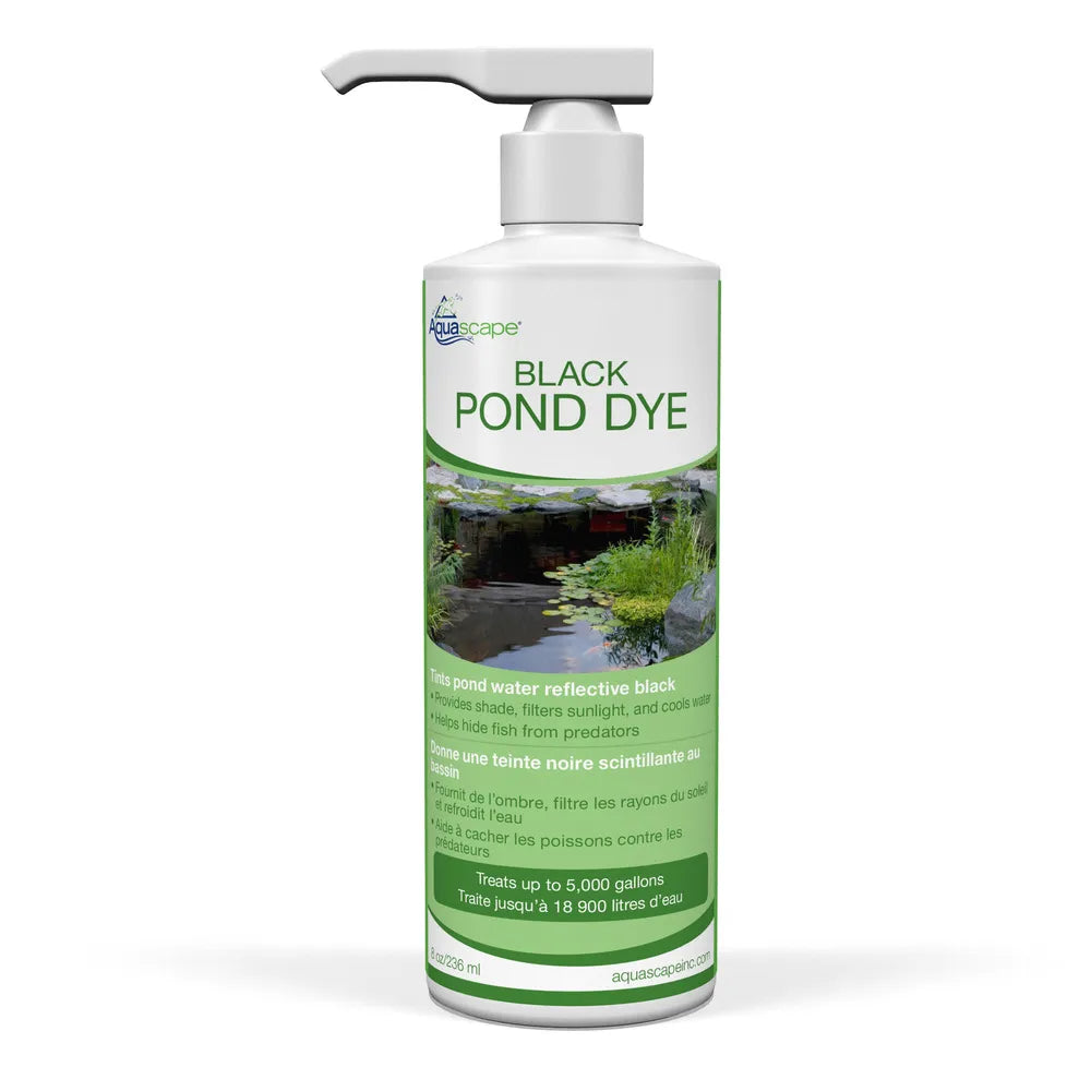 Black Pond Dye – 236ml | Safe Water Colorant for Ponds & Lakes | Enhances Water Appearance | Perfect for Decorative Ponds, Water Gardens & Aquatic Landscaping