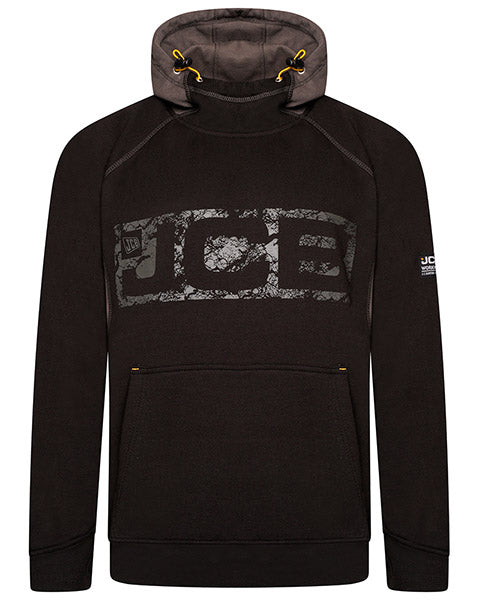 JCB Horton Hoodie for Men - Soft & Comfortable Fleece Pullover with Kangaroo Pocket - Perfect for Outdoor Activities, Casual Wear & Gym Workouts