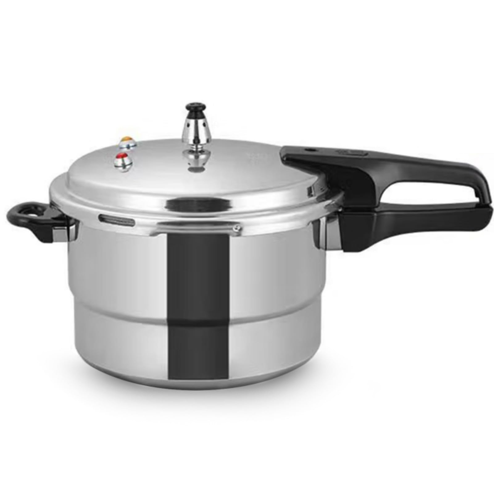 5-Quart Non-Stick Pressure Cooker with Steamer Basket - Aluminum Alloy Dual Use for Gas & Induction Cooktops - Fast Cooking for 3-5 People - Perfect for Soups, Stews & Family Meals