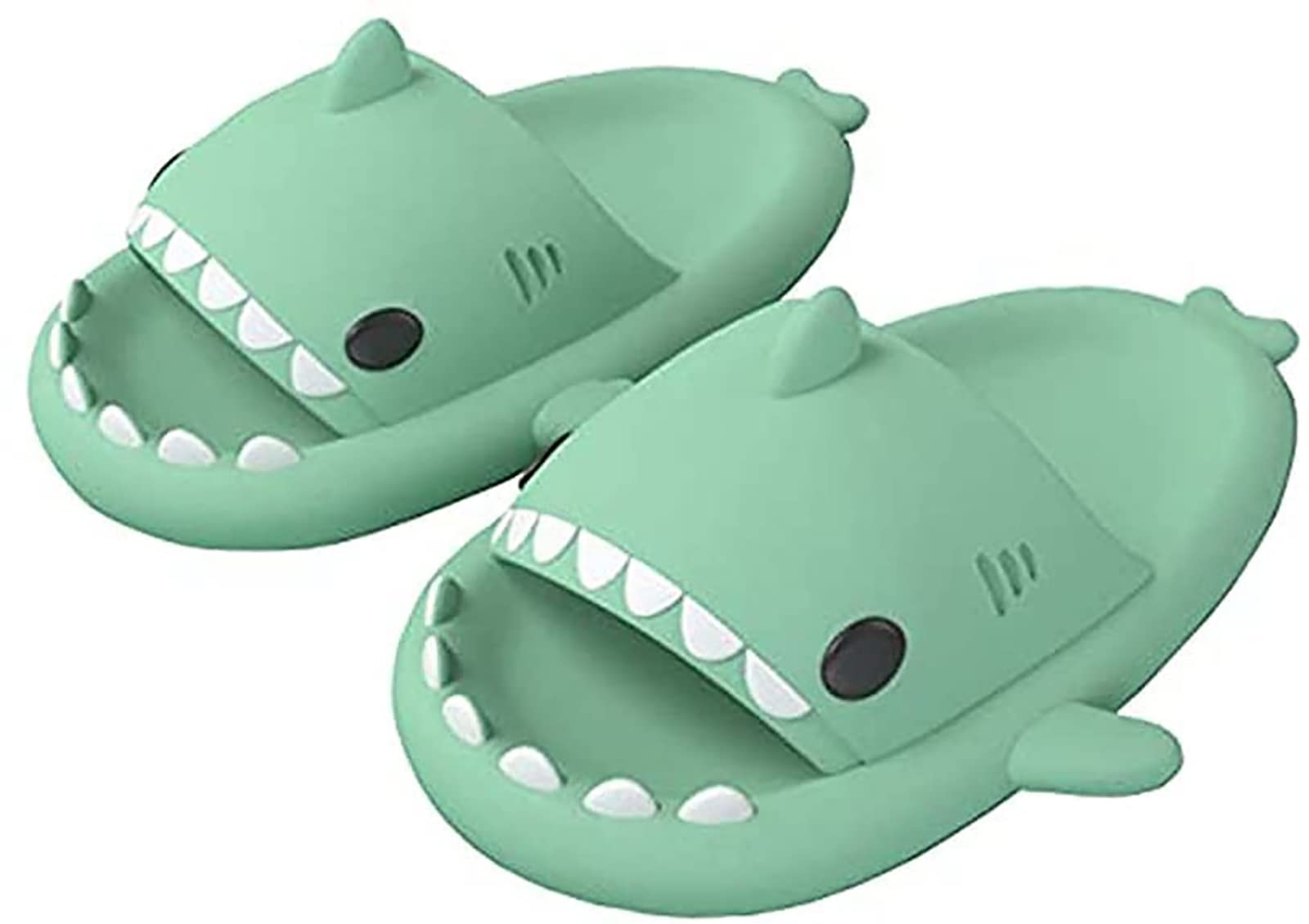 Kids' Summer Shark Slippers - Anti-Slip Shower Slides with Lightweight Sole for Boys & Girls | Open-Toe Beach Sandals for Pool, Home & Outdoor Play