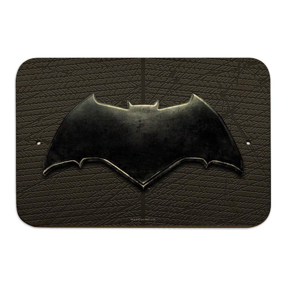 Justice League Movie Batman Logo Wall Decor - Superhero Home Office Sign for DC Comics Fans - Perfect for Man Cave, Gaming Room & Superhero Themed Decor
