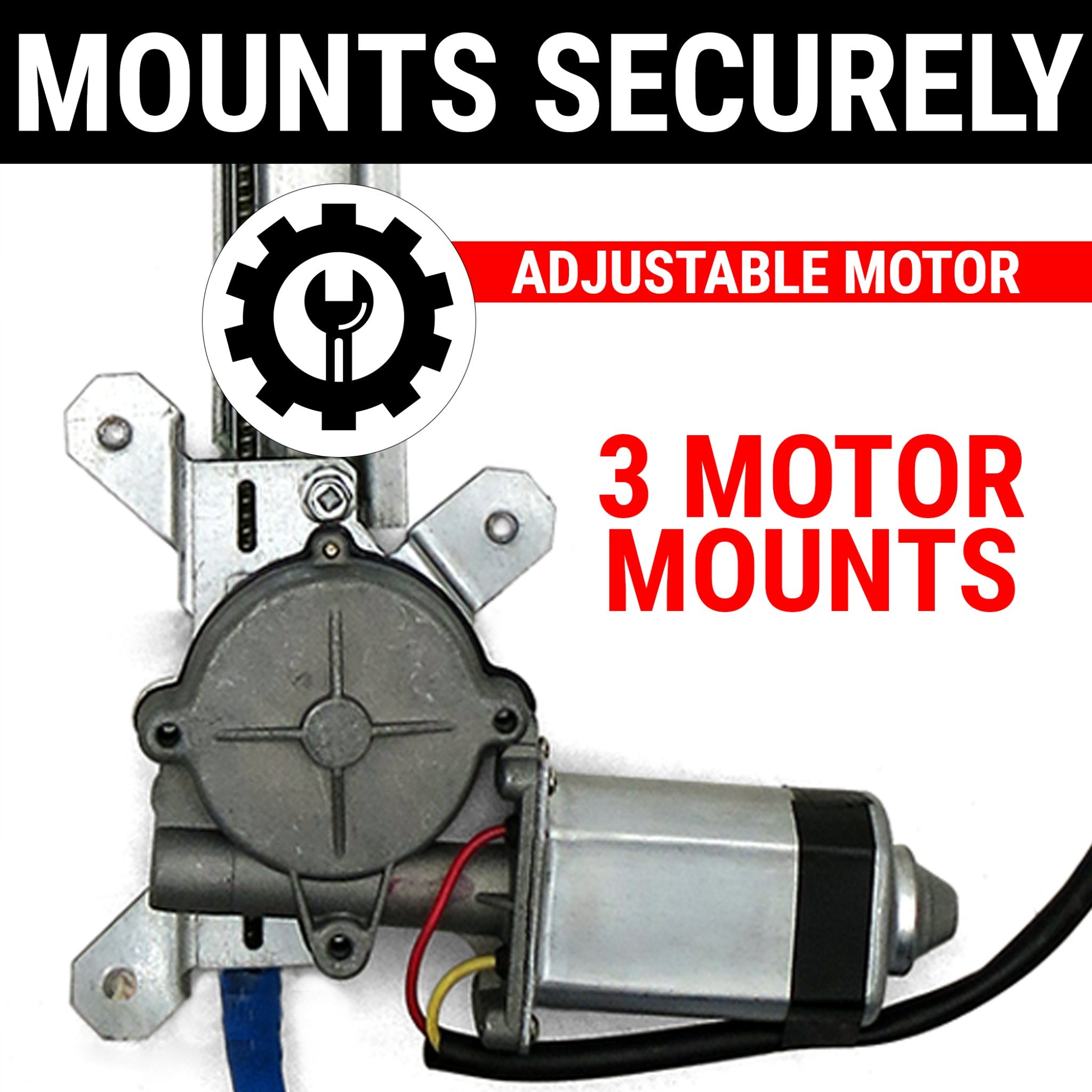 1905 Cadillac Model D 4 Door Power Window Conversion Kit - Flat Glass with Switches & Wiring Harness - Easy DIY Installation for Classic Car Restoration