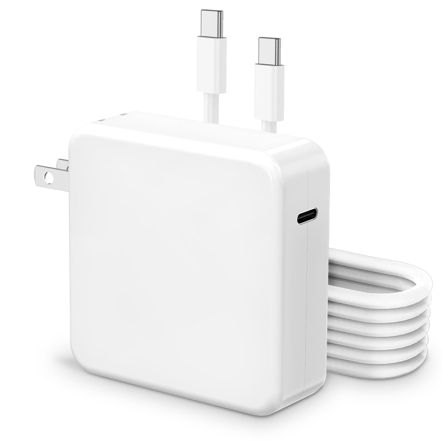96W USB-C Fast Charger for MacBook Pro 13/14/15/16 inch - Compatible with New iPad Pro, Samsung Galaxy & All USB-C Devices | Home, Office & Travel Charging Solution