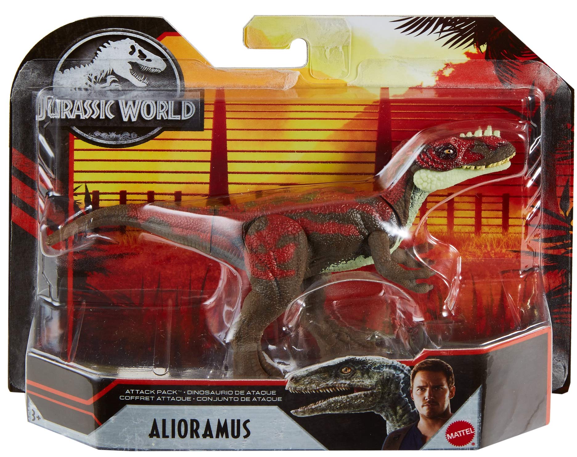 Jurassic World Attack Pack Alioramus Dinosaur Toy - Realistic Dinosaur Figure for Kids, Collectors & Jurassic Park Fans | Great for Play, Display & Dinosaur Themed Parties